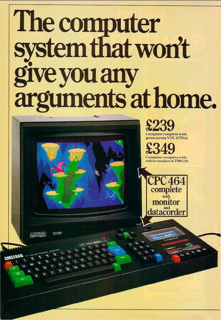 Amstrad CPC 464 Advert